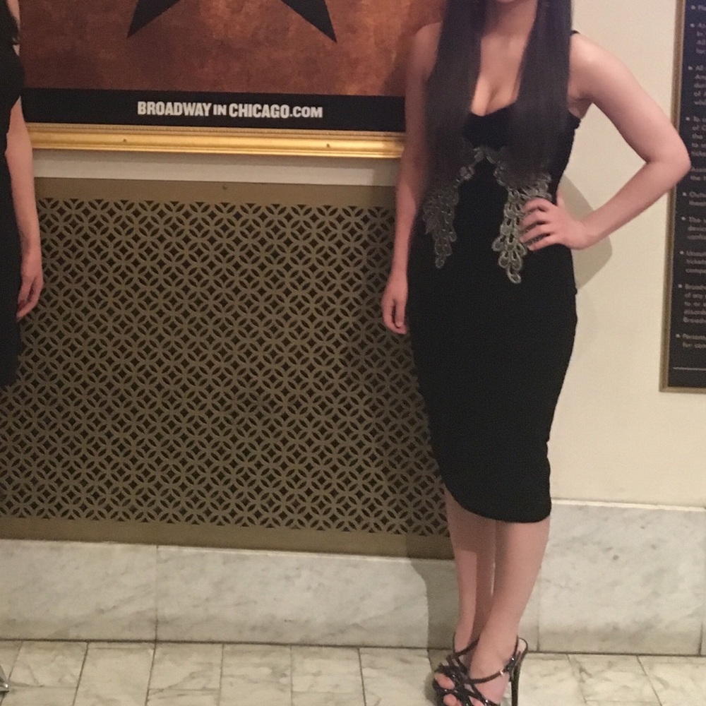 Missguided Velvet Midi Dress